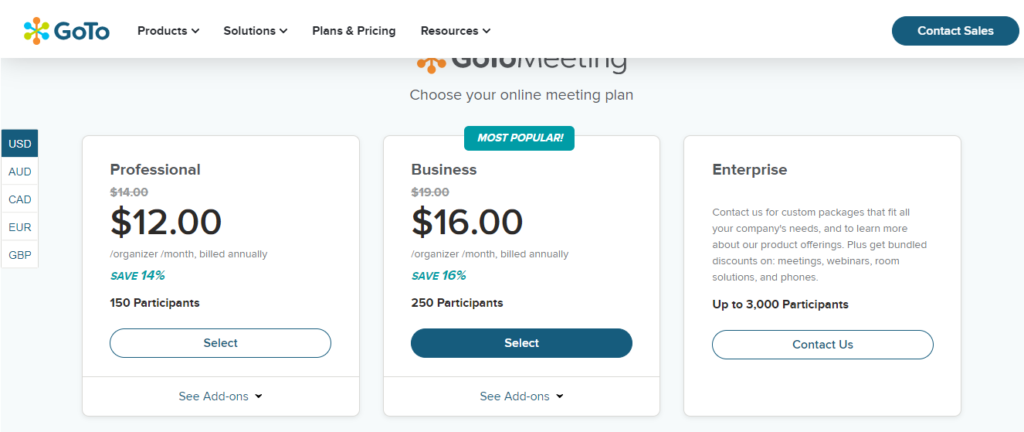 Gotomeeting-pricing-plans