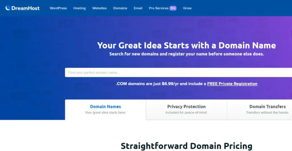 dreamhost-domain-registrar