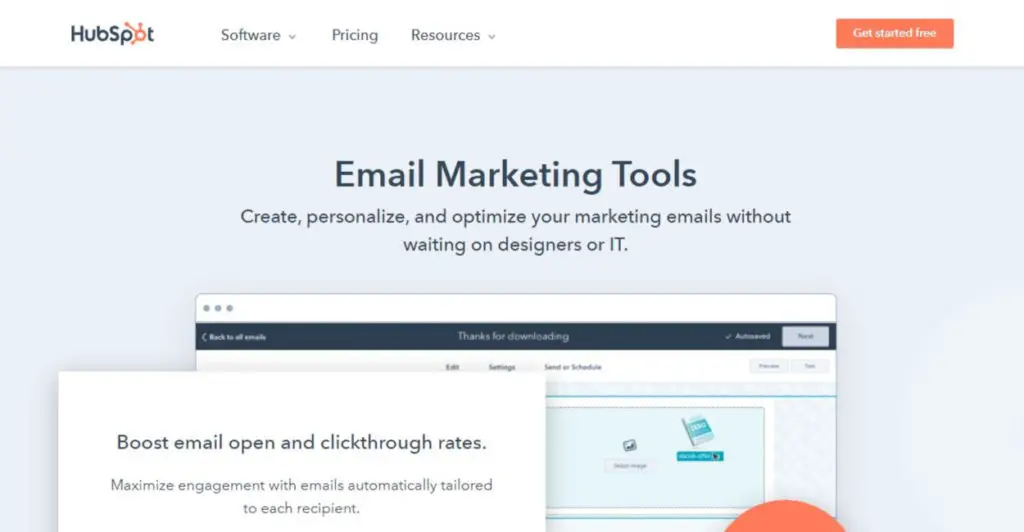 hubspot-email-marketing-tools