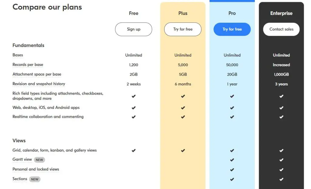 airtable-pricing-plans