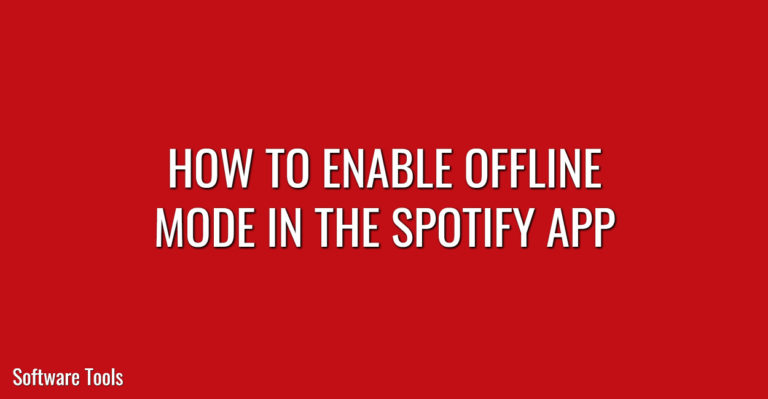 How to Enable Offline Mode for the Spotify App_