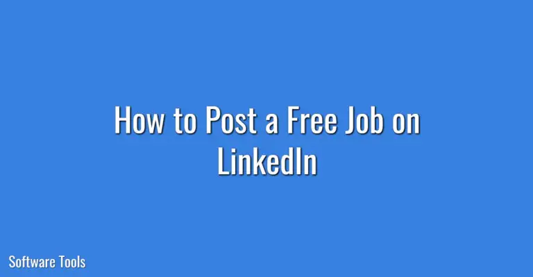 How to Post a Free Job on LinkedIn