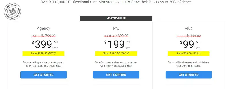 monster-insights-pricing-plans