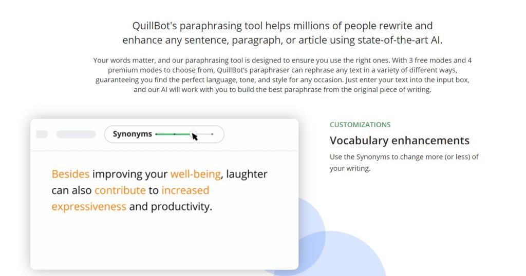 quillbot-paraphrasing-tool