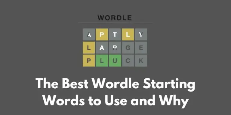 best-wordle-starting-words