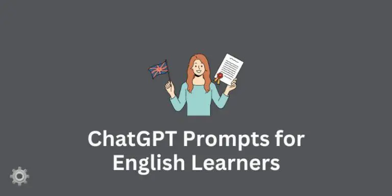 ChatGPT Prompts for English Learners