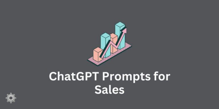 ChatGPT Prompts for Sales